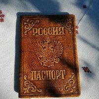 Обложка на паспорт из бересты - ЛАВКА МАСТЕРОВ